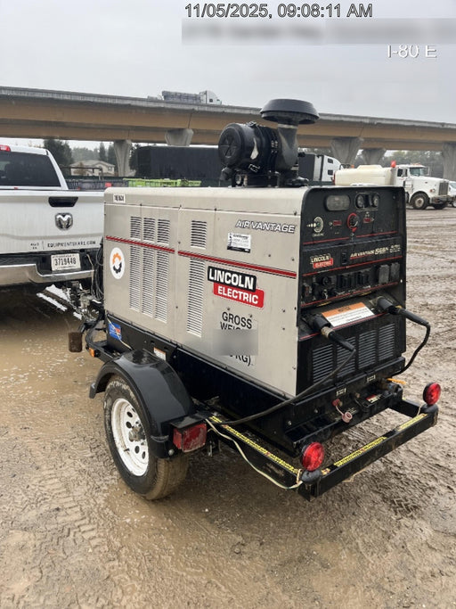 2021 Lincoln Electric Air Vantage 566 Air Vantage 566X Ready Pak 3 (includes trailer, cable rack, fender light kit); no telematics