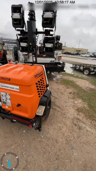 2024 Generac MLT2 Diesel, Flex Switch 120V Input, Powerzone Controller, 
(4) 320W LED Lights, 4kW Generator, 39.9 Gal Fuel Tank, 2" Ball, T3