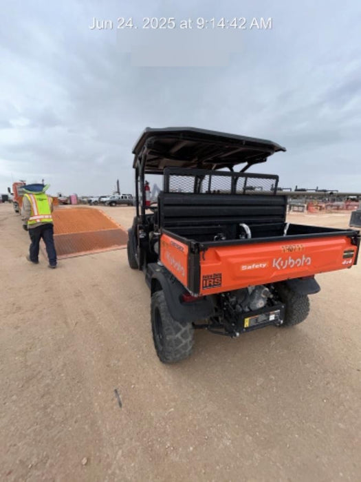 2022 Kubota RTV-X1140W-H Plastic Canopy, Windshield Acrylic Clear, LED Strobe Light, Wire Harness Kit, Back up Alarm