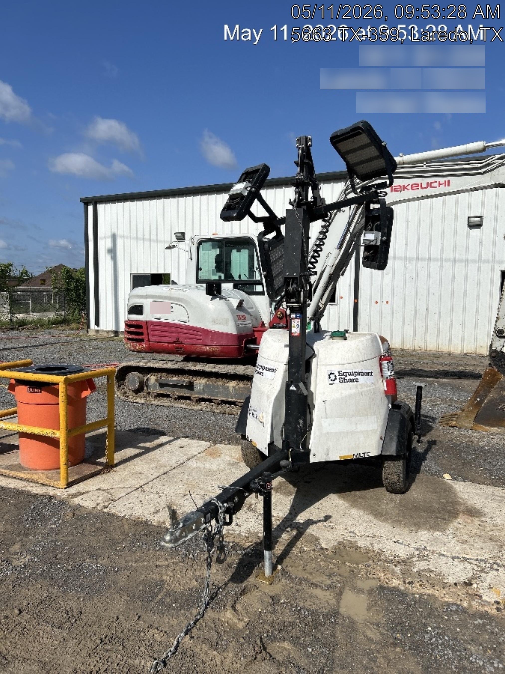 2024 Generac MLT2 Diesel, Flex Switch 120V Input, Powerzone Controller, 
(4) 320W LED Lights, 4kW Generator, 39.9 Gal Fuel Tank, 2" Ball, T3