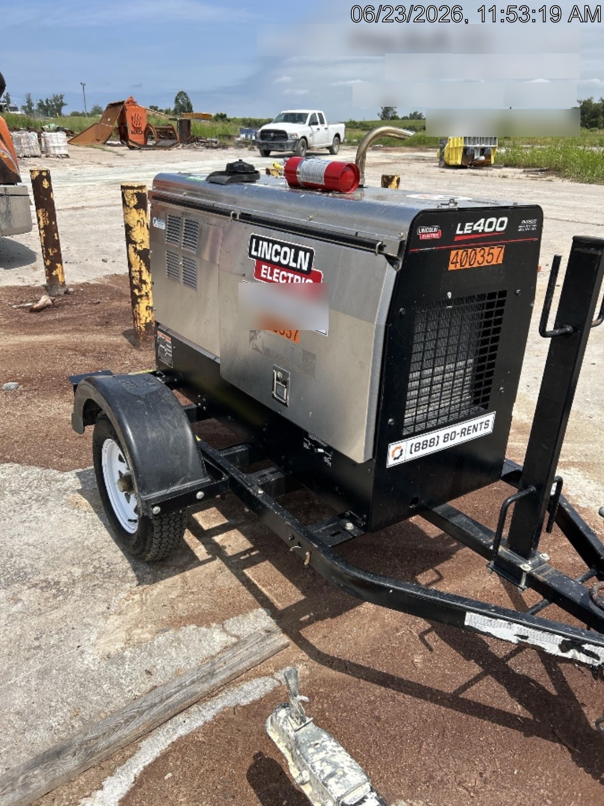 2024 Lincoln Electric LE400 Kubota V1505, Trlr, Cable Rack, Light Kit, ES Decals, T3