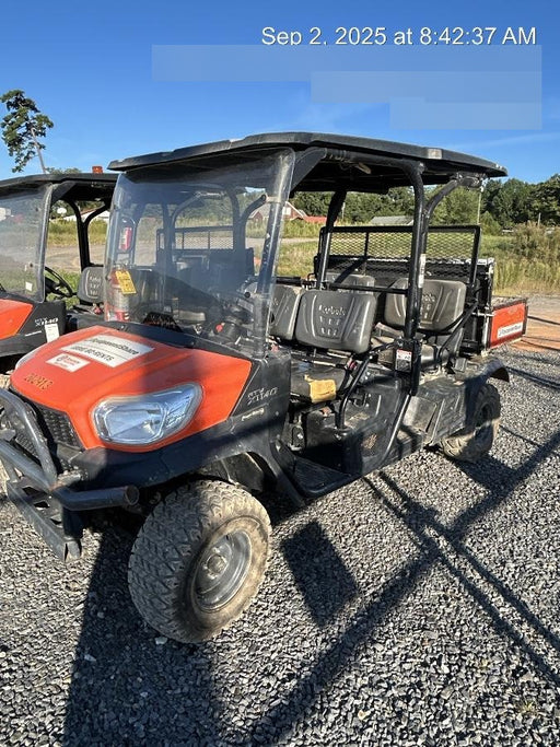 2022 Kubota RTV-X1140W-H Plastic Canopy, Windshield Acrylic Clear, LED Strobe Light, Wire Harness Kit, Back up Alarm