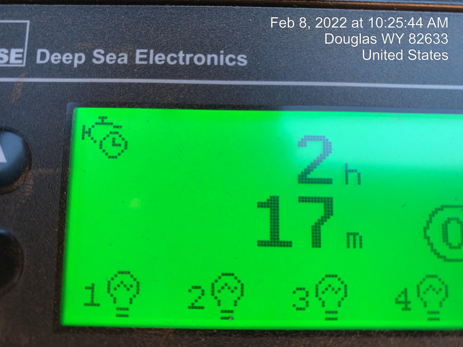 2022 Allmand NLV3GR (4) LED Light Fixture 350W, 23' Vertical Mast, 3kW Prime, Towable, Deep Sea L401, Leveling Jacks, Yanmar T4F 5.8hp
