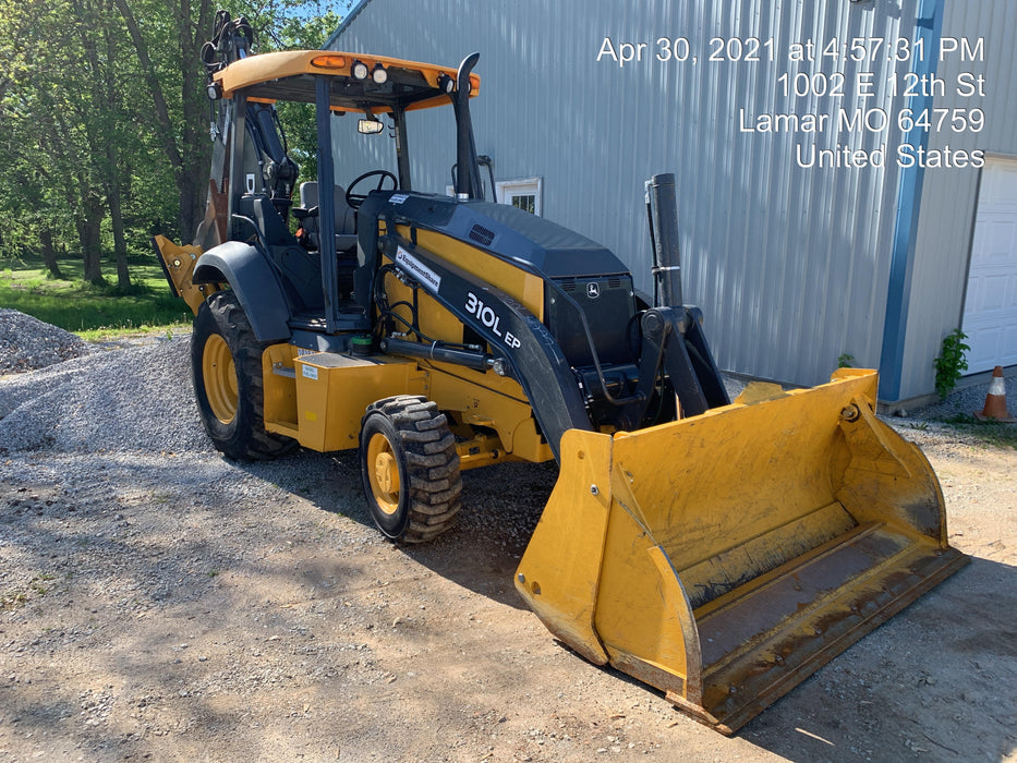 2020 John Deere 310LEP - Extendable Stick Canopy, 4WD, Extendable Stick, Pilot Controls, 2 Way Hydraulics, TAG Manual QC
