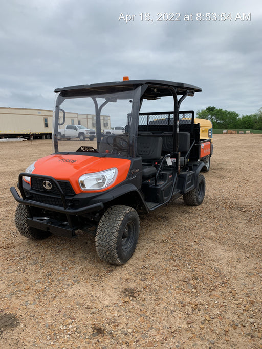 2022 Kubota RTV-X1140W-H Plastic Canopy, Windshield Acrylic Clear, LED Strobe Light, Wire Harness Kit, Back up Alarm