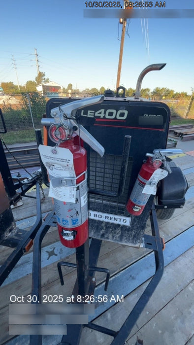 2022 Lincoln Electric LE400 Kubota V1505, Trlr, Cable Rack, Light Kit, ES Decals, T3