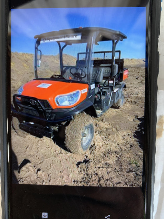 2021 Kubota RTV-X1140W-H Plastic Canopy, Windshield Acrylic Clear, LED Strobe Light, Wire Harness Kit, Back up Alarm