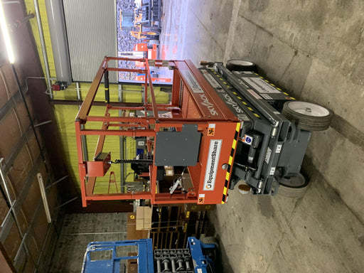 2020 Skyjack SJIII-3220 Solid NM Tires, Half height spring hinged entry gate, Dual Beacons, 6' Powered Extension Deck