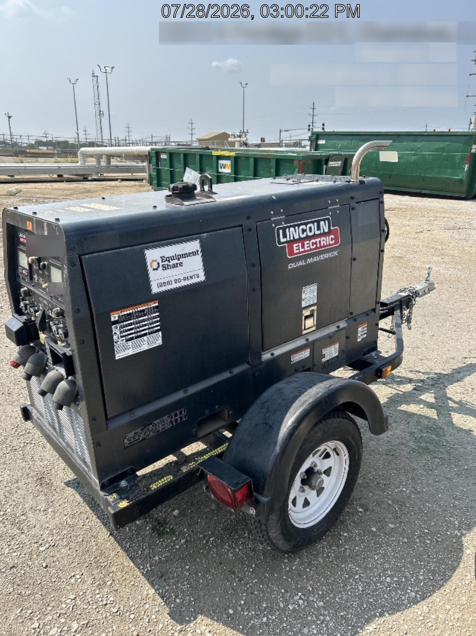 2024 Lincoln Electric Dual Maverick 200/200X Ready Pak 3, Includes Trailer, Cable Rack, Fender Light Kit K4382-1-RP3