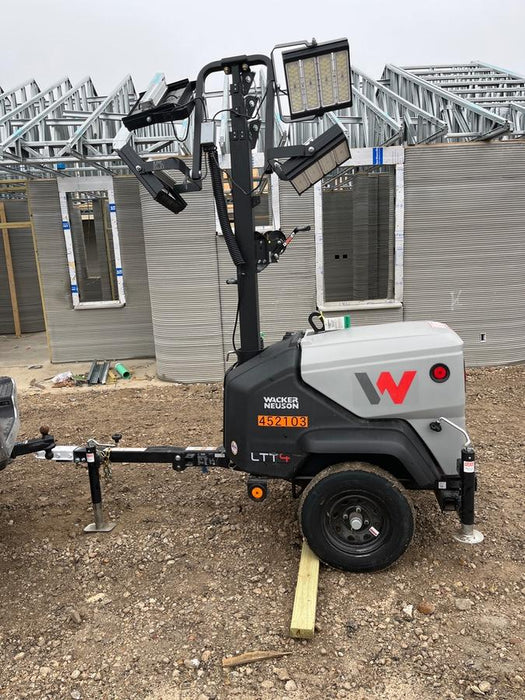 2024 Wacker Neuson LTT4 Diesel, Kohler KDW702, Deep Sea Controller, Auto Start, LED 320W, Bypass Outlet, T3