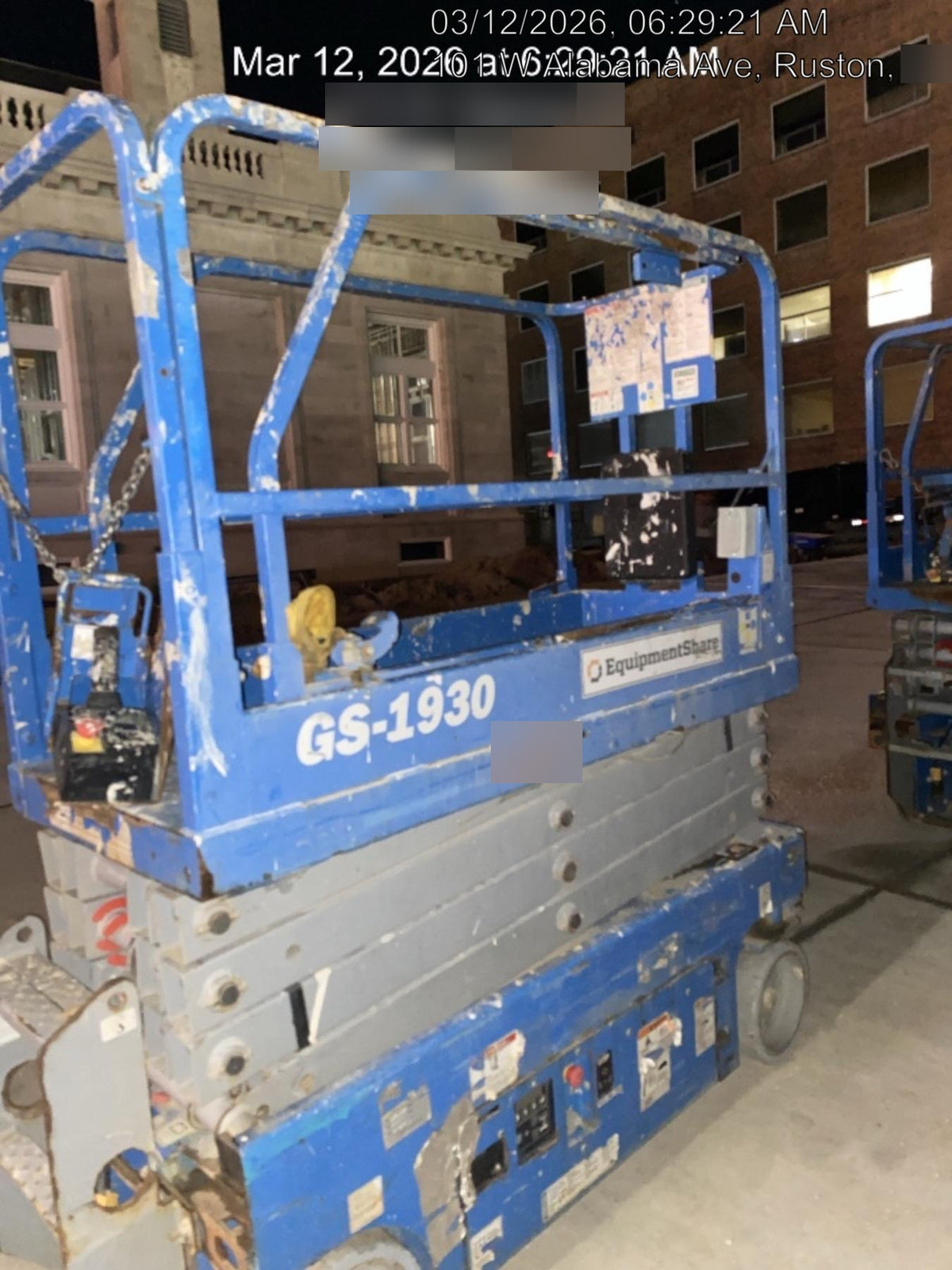 2019 Genie GS-1930 Fixed Rails with Chain Entry
