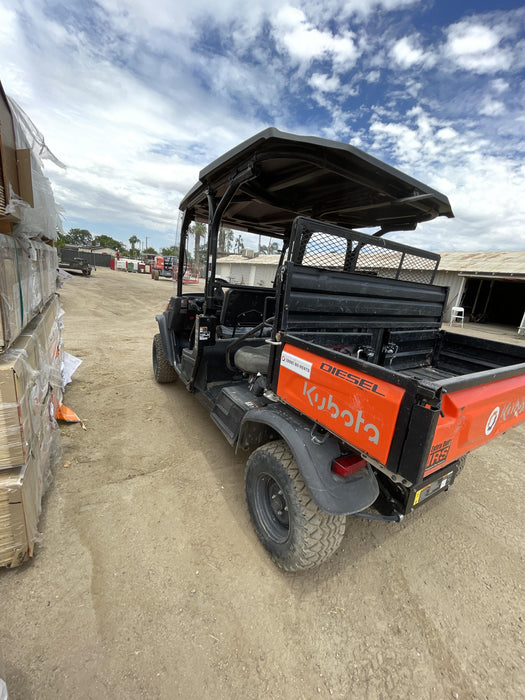 2022 Kubota RTV-X1140W-H Plastic Canopy, Windshield Acrylic Clear, LED Strobe Light, Wire Harness Kit, Back up Alarm