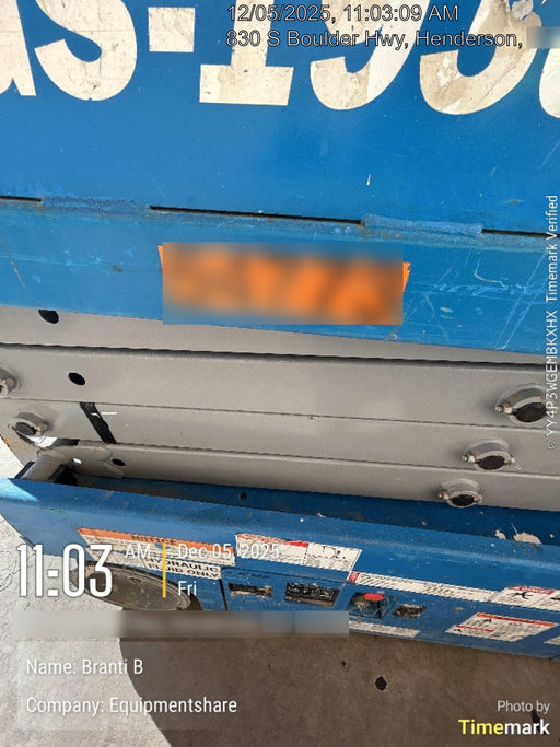 2019 Genie GS-1930 Half Height Swing Gate, 800W Inverter