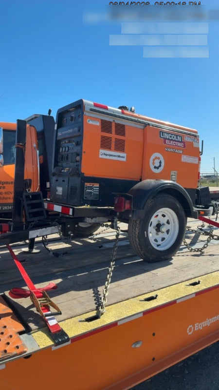 2021 Lincoln Electric Vantage 322 Vantage 322 Ready Pak 3 w/ Decals, ORANGE (includes trailer, cable rack, fender light kit) NO Telematics
