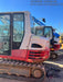 2019 Takeuchi TB290 Cab/Heat/AC Rubber tracks, Dozer blade, Travel alarm, Auxiliary hydraulics Manual QC, Hydraulic thumb, 18", 24", and 36" Buckets
