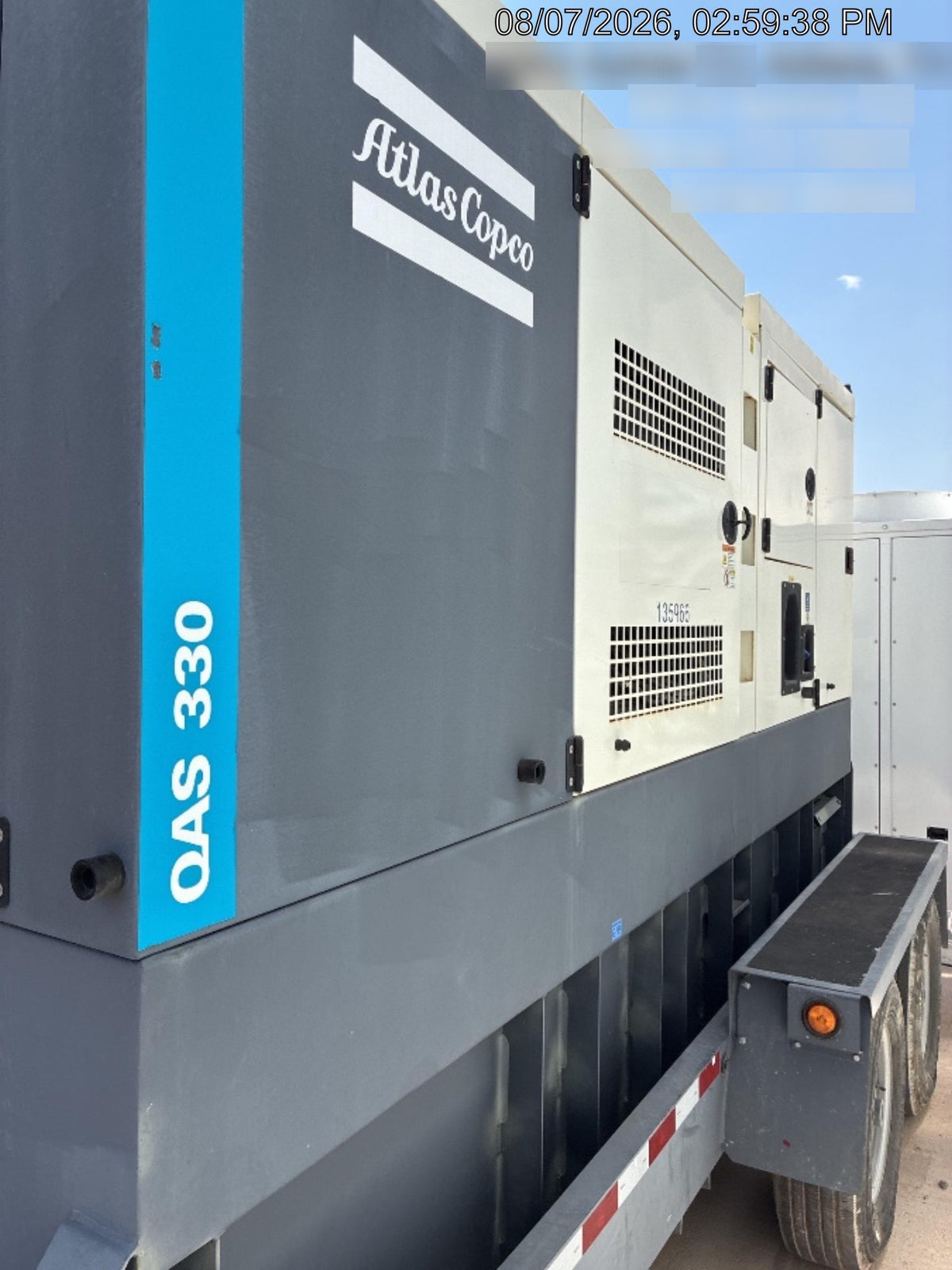 2021 ATLAS COPCO QAS 330