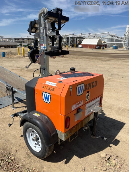 2024 Wanco WLTT-4MM4K Diesel, Deep Sea Controller, Shore Power Plug, Auto Start, (4) 350W LED Floodlights, 4kW Generator, 60 Gal Fuel Tank, 2" Ball, T3