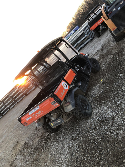 2021 Kubota RTV-X1140W-H Plastic Canopy, Windshield Acrylic Clear, LED Strobe Light, Wire Harness Kit, Back up Alarm