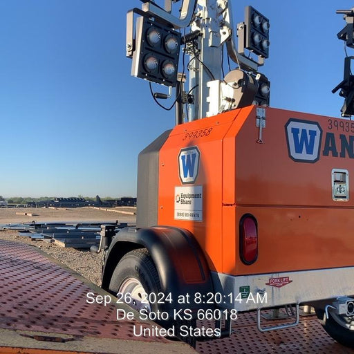 2024 Wanco WLTT-4MM4K Diesel, Deep Sea Controller, Shore Power Plug, Auto Start, (4) 350W LED Floodlights, 4kW Generator, 60 Gal Fuel Tank, 2" Ball, T3