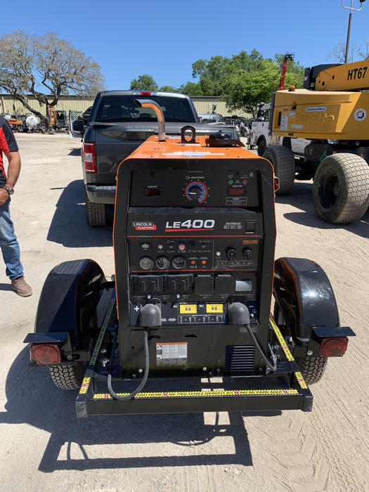 2022 Lincoln Electric LE400 Kubota V1505, Trlr, Cable Rack, Light Kit, ES Decals, T3