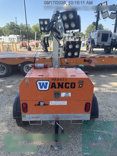 2024 Wanco WLTT-4MM4K Diesel, Mitsubishi L2E, 9.0HP @1800 rpm, Deep Sea Controller, Shore Power Plug, Auto Start, (4) 350W LED Floodlights, 4kW Generator, 60 Gal Fuel Tank, 2" Ball, T3