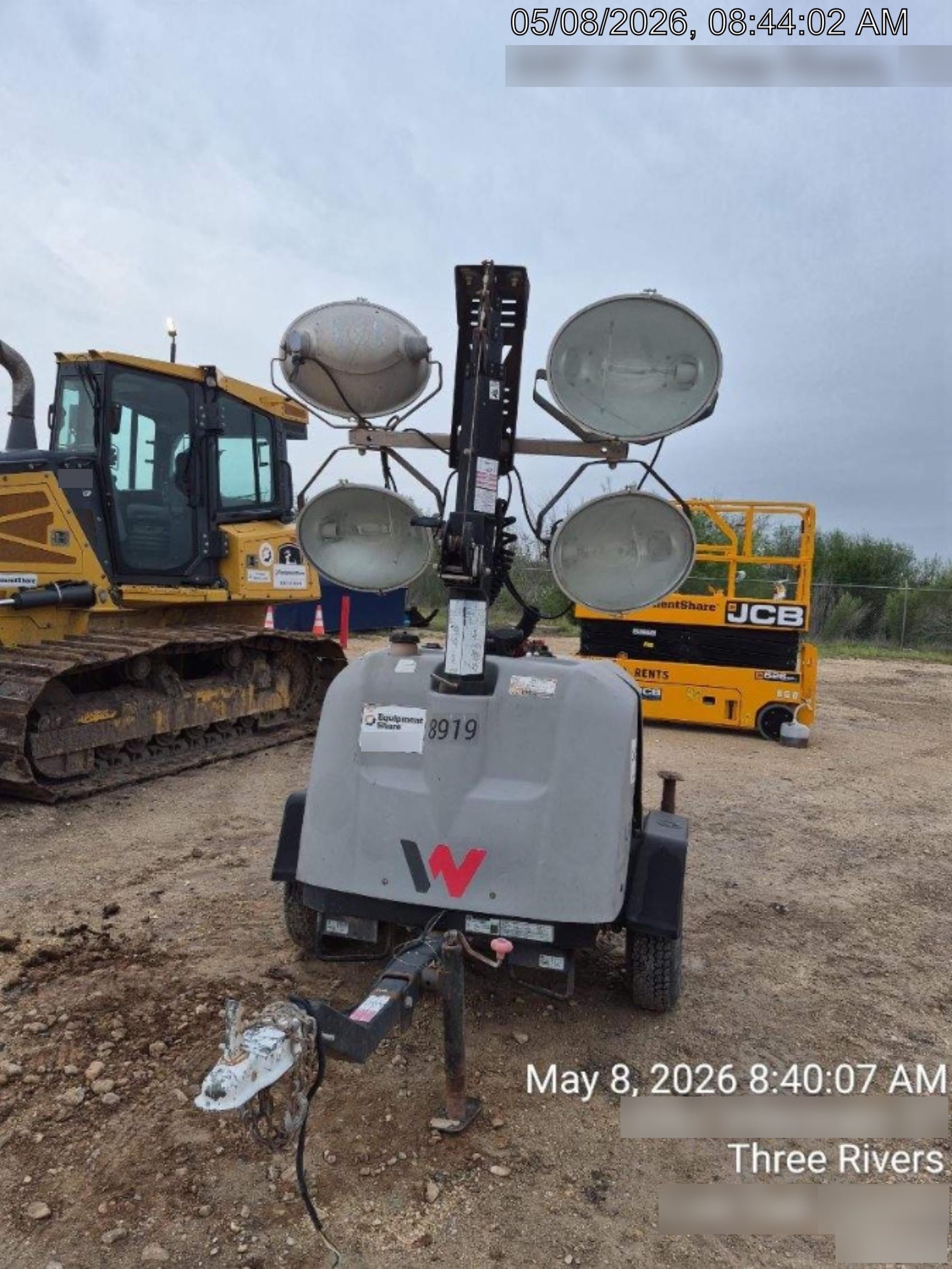 2018 Wacker Neuson LTV6L-MH Wacker Neuson LTV6L Towable Light Tower