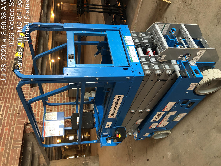 2020 Genie GS-1930 Solid Non Marking Tires, Beacon, Folding rails with half height swing gate