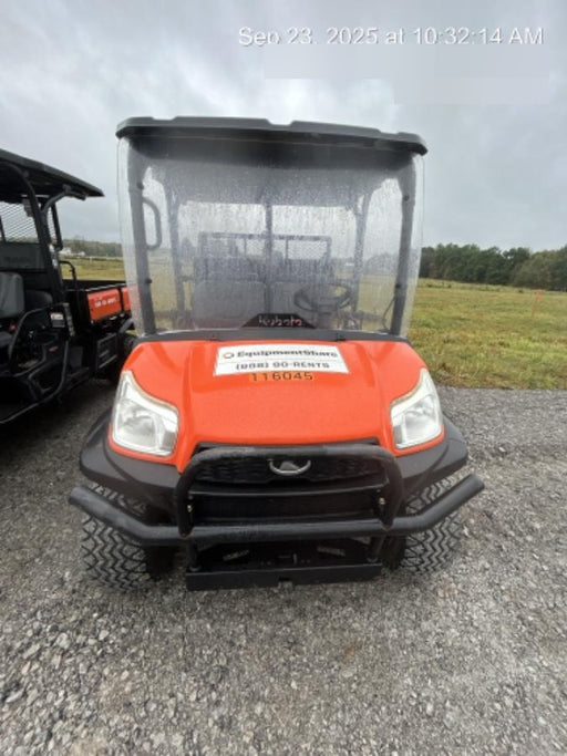 Kubota RTV-X1140W-H 4WD, LED Strobe, Windshield Acrylic Clear, Plastic Canopy, Wire Harness Kit, Backup Alarm