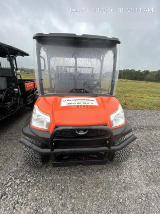 Kubota RTV-X1140W-H 4WD, LED Strobe, Windshield Acrylic Clear, Plastic Canopy, Wire Harness Kit, Backup Alarm