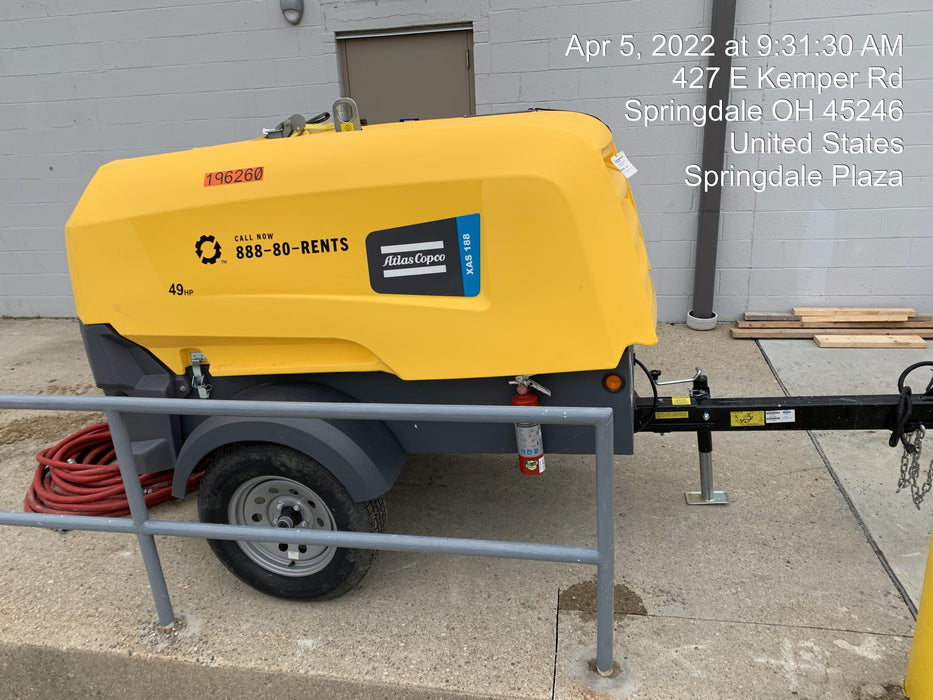 2021 ATLAS COPCO XAS188 CWK