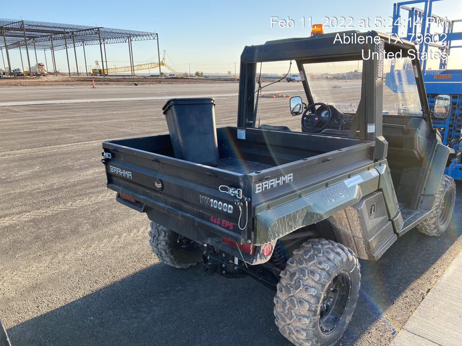 2021 Yanmar YU1000 Canopy, Steel Wheel, Poly WindShield, Beacon, Backup Alarm