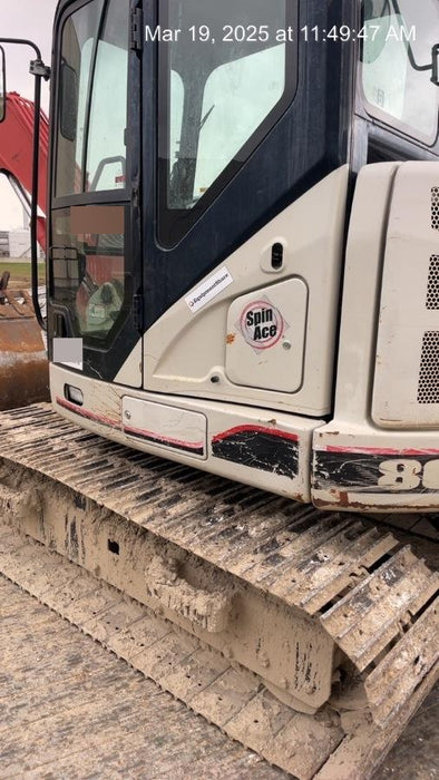 2020 Link-Belt 80X3EX 80 X3 SPIN ACE FINAL TIER 4 HYDRAULIC CRAWLER EXCAVATOR BASE MACHINE F.O.B. PORT OF ENTRY