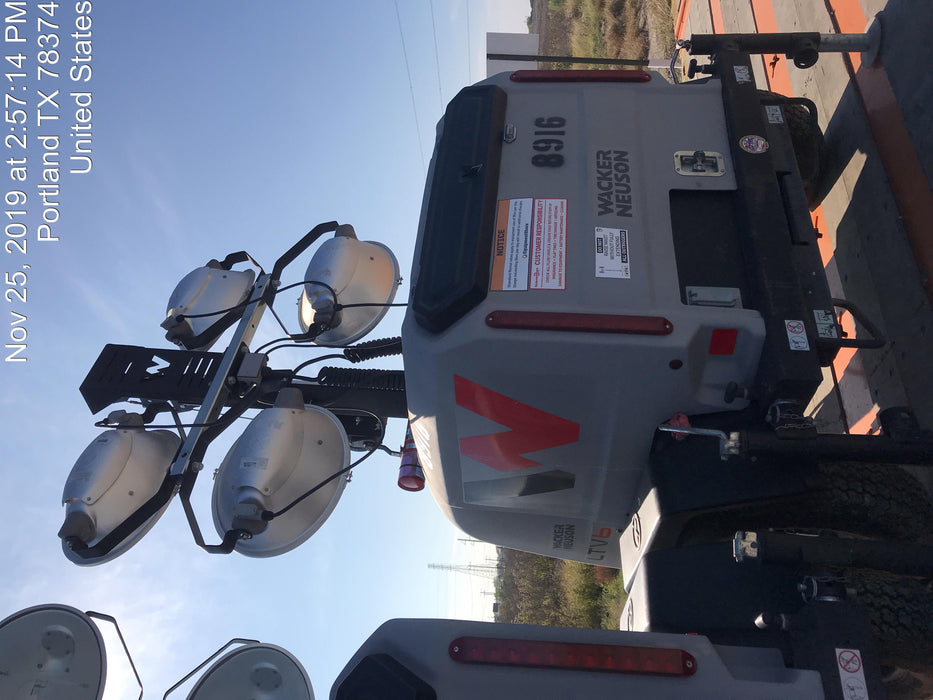 2018 Wacker Neuson LTV6L-MH Wacker Neuson LTV6L Towable Light Tower