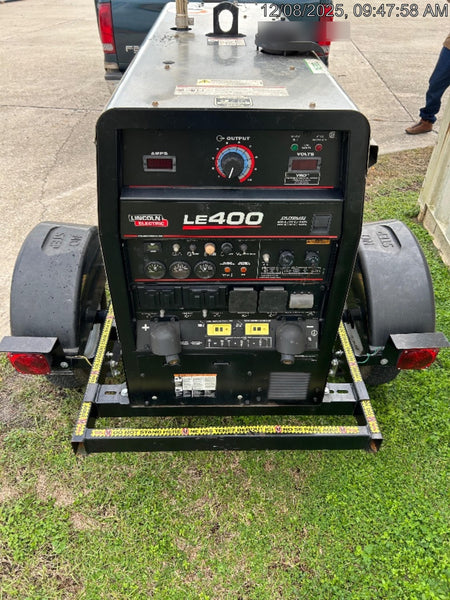 2024 Lincoln Electric LE400 Kubota V1505, Trlr, Cable Rack, Light Kit, ES Decals, T3