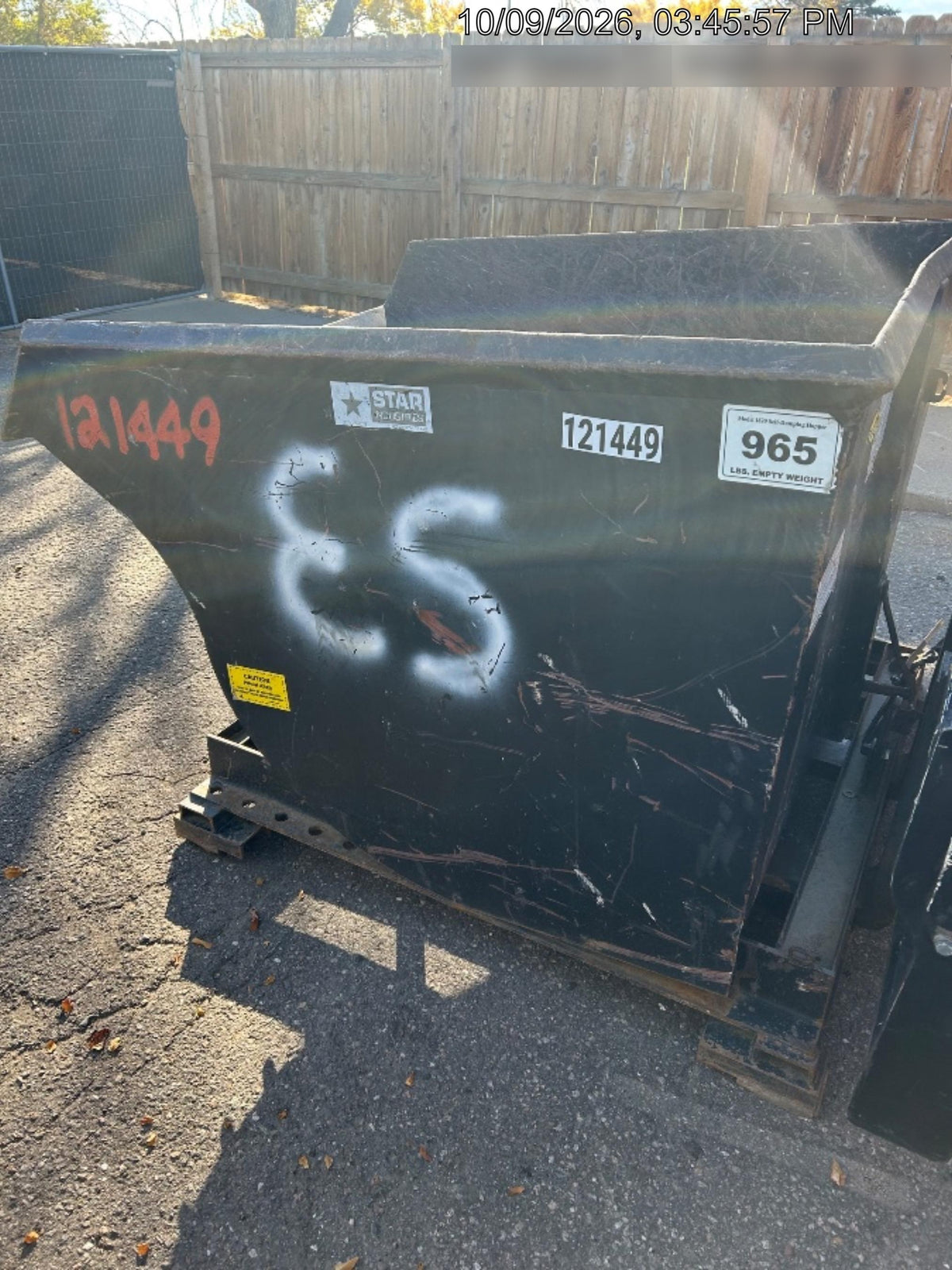2020 STAR INDUSTRIES M-1820 - Self-Dump Hopper