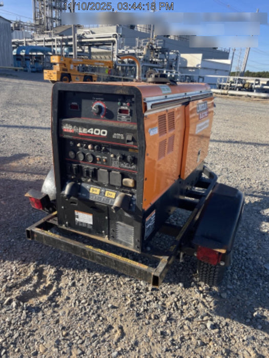 2022 Lincoln Electric LE400 Kubota V1505, Trlr, Cable Rack, Light Kit, ES Decals, T3