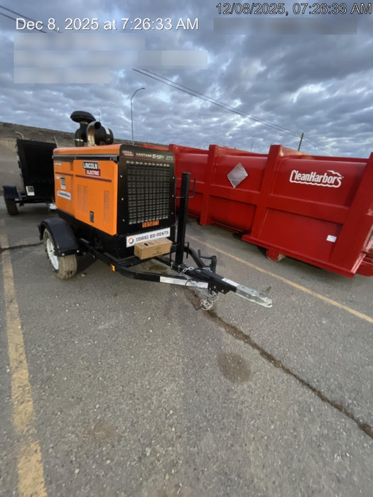 2021 Lincoln Electric Vantage 549X Ready Pak 3, ORANGE (includes trailer, cable rack, fender light kit)