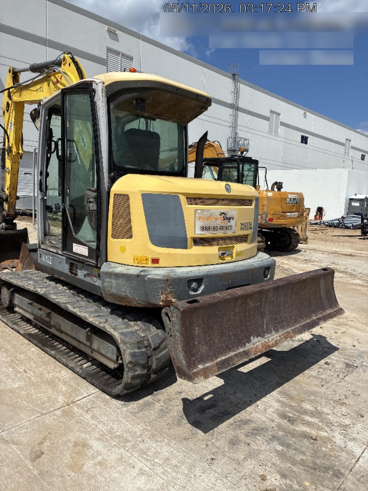 Wacker Neuson ET90 ET90 18K Excavator, Cab, Bucket