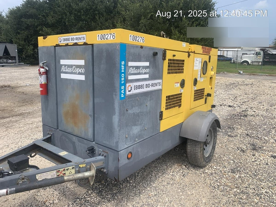 2020 ATLAS COPCO PAS 150 HF CS Enclosed