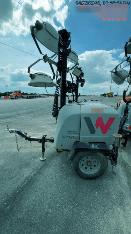 2018 Wacker Neuson LTV6K-MH Wacker Neuson LTV6K Towable Light Tower