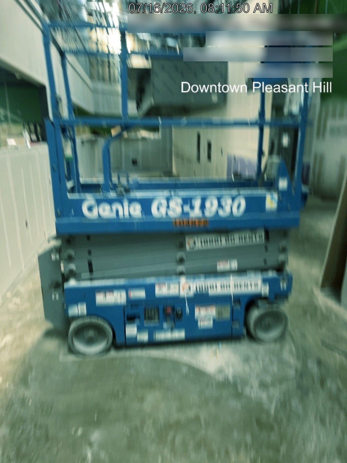 2020 Genie GS-1930 Solid Non Marking Tires, Beacon, Folding rails with half height swing gate, 800W Inverter