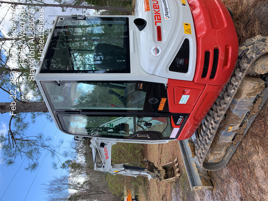 2020 Takeuchi TB-235-2CR Cab/Heat/Air, Rubber Tracks, Manual TAG QC