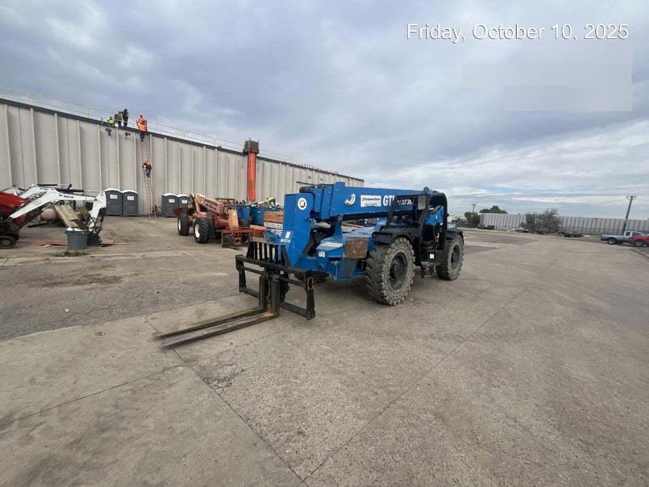 2018 Genie GTH-1056 GTH-1056 w/Open ROPS, Solid Tires, Work Lights, 60" carriage/forks, cab mesh, beacon