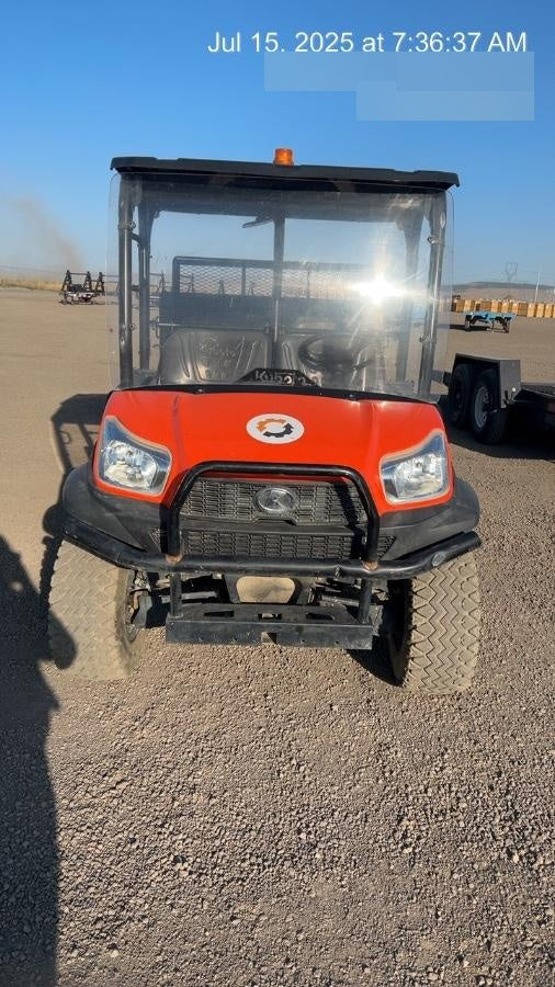2022 Kubota RTV-X1140W-H Plastic Canopy, Windshield Acrylic Clear, LED Strobe Light, Wire Harness Kit, Back up Alarm