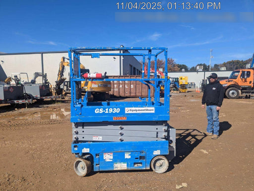 2020 Genie GS-1930 Solid Non Marking Tires, Beacon, Folding rails with half height swing gate
