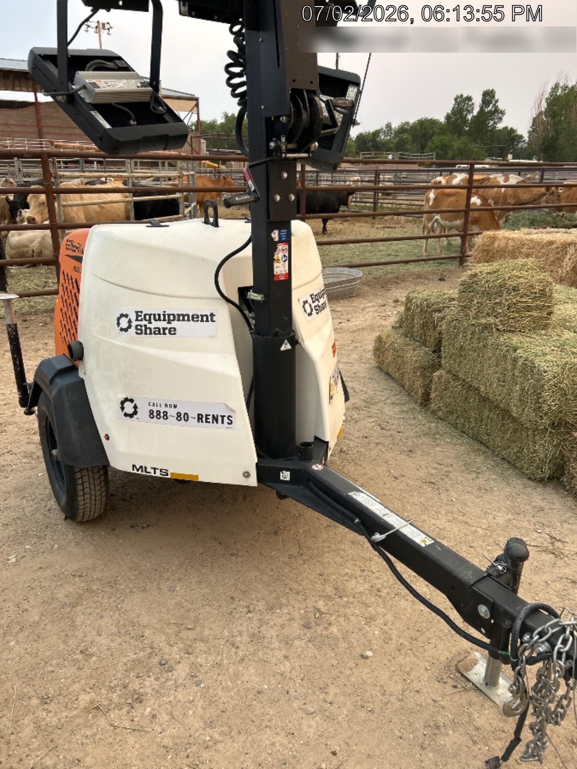 2023 Generac MLT2 Diesel, Flex Switch 120V Input, Powerzone Controller, 
(4) 320W LED Lights, 4kW Generator, 39.9 Gal Fuel Tank, 2" Ball, T3