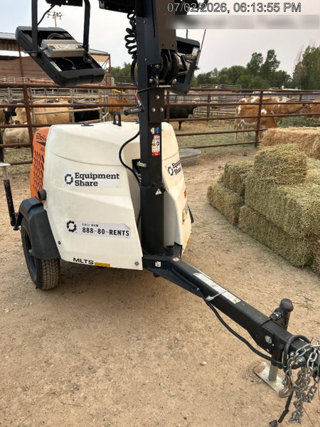 2023 Generac MLT2 Diesel, Flex Switch 120V Input, Powerzone Controller, 
(4) 320W LED Lights, 4kW Generator, 39.9 Gal Fuel Tank, 2" Ball, T3