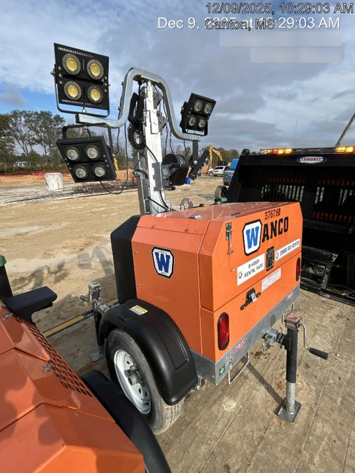 2023 Wanco WLTT-4MM4K Diesel, Deep Sea Controller, Shore Power Plug, Auto Start, (4) 350W LED Floodlights, 4kW Generator, 60 Gal Fuel Tank, 2" Ball, T3