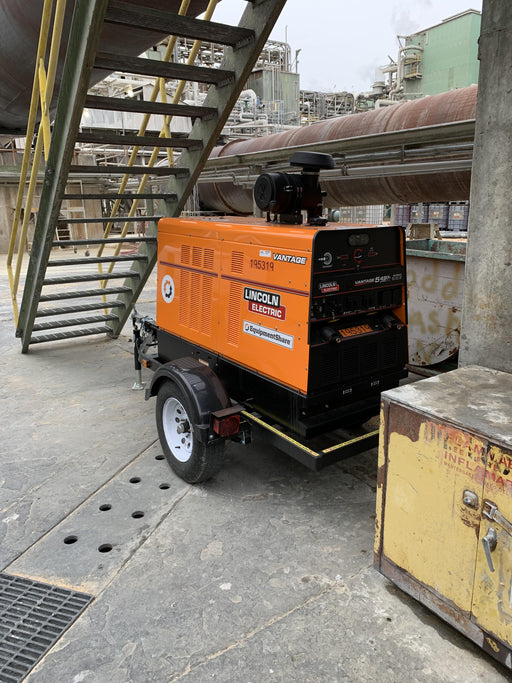 2021 Lincoln Electric Vantage 549X Ready Pak 3, ORANGE (includes trailer, cable rack, fender light kit)