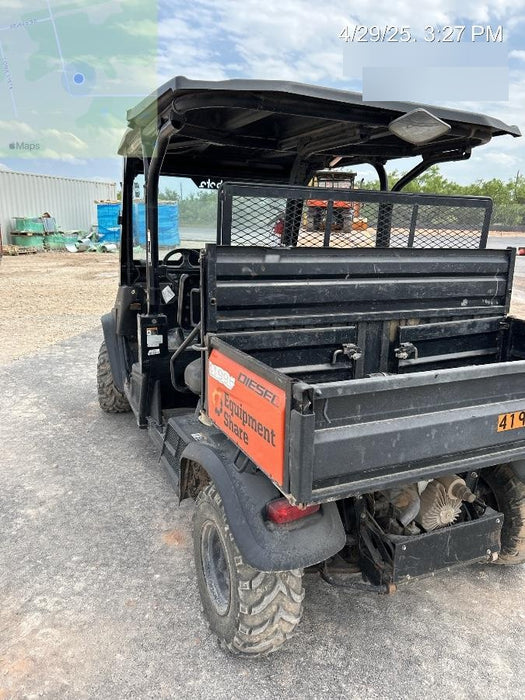 2019 Kubota RTV-X1140W-H 4wd Utility Cart, 4 Seat, Diesel, LED Strobe, Windshield Tempered Glass, Plastic Canopy, Wire Harness Kit, Backup Alarm